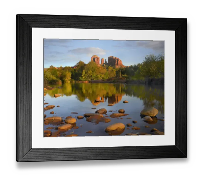 Framed Print : Red Rock Crossing, Arizona