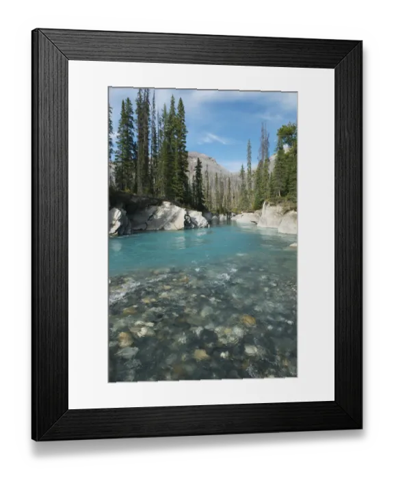 Framed Print : Vermillion River, Kootenay National Park, British Columbia, Canada Framed Print : Vermillion River, Kootenay National Park, British Columbia, Canada