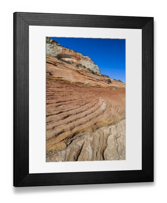 Framed Print : Sandstone rock, Zion National Park, Utah Framed Print : Sandstone rock, Zion National Park, Utah