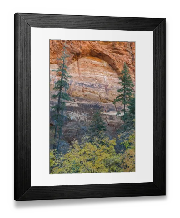 Framed Print : Natural arch, Zion National Park, Utah Framed Print : Natural arch, Zion National Park, Utah