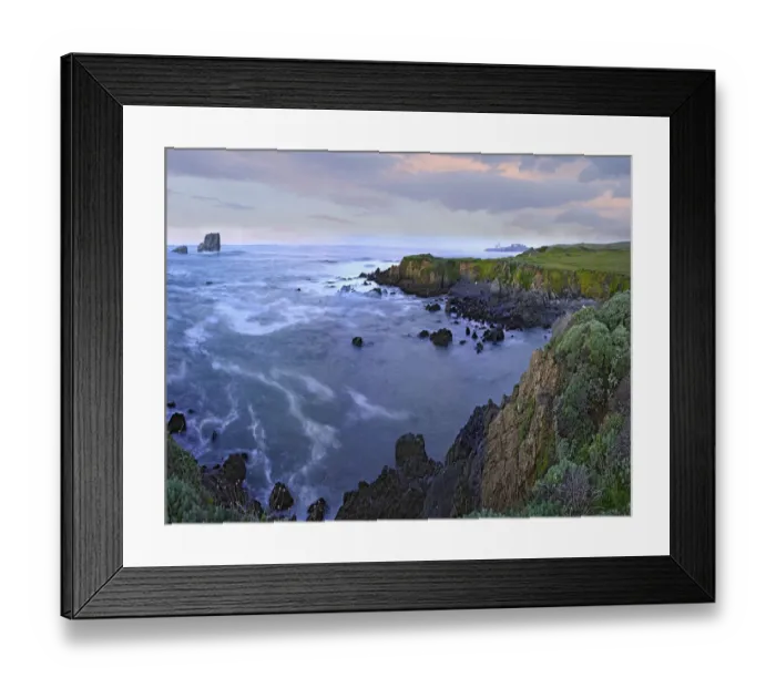 Framed Print : Coastal cliffs, Point Piedras Blancas, California Framed Print : Coastal cliffs, Point Piedras Blancas, California