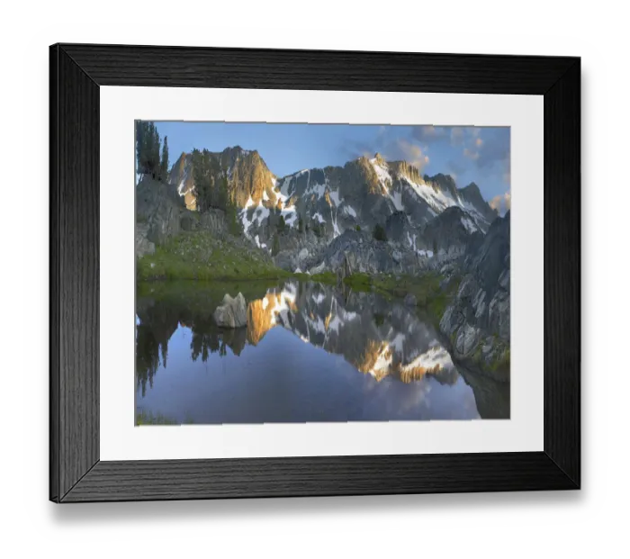 Framed Print : Reflections in Wasco Lake, Twenty Lakes Basin, Sierra Nevada, California Framed Print : Reflections in Wasco Lake, Twenty Lakes Basin, Sierra Nevada, California