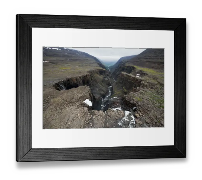 Framed Print : Deep canyon, Putorana Plateau, Siberia, Russia Framed Print : Deep canyon, Putorana Plateau, Siberia, Russia