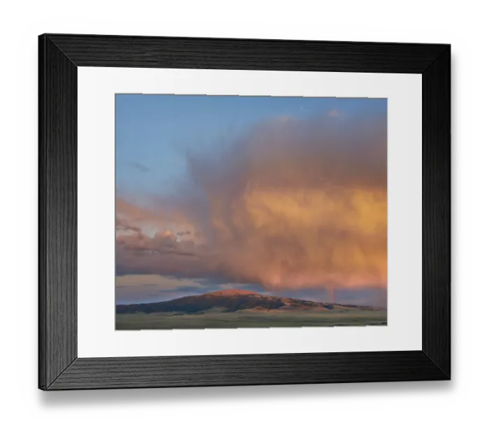 Framed Print : Giant cumulonimbius cloud, Sierra Grande shield volcano, near Cauplin, New Mexico Framed Print : Giant cumulonimbius cloud, Sierra Grande shield volcano, near Cauplin, New Mexico