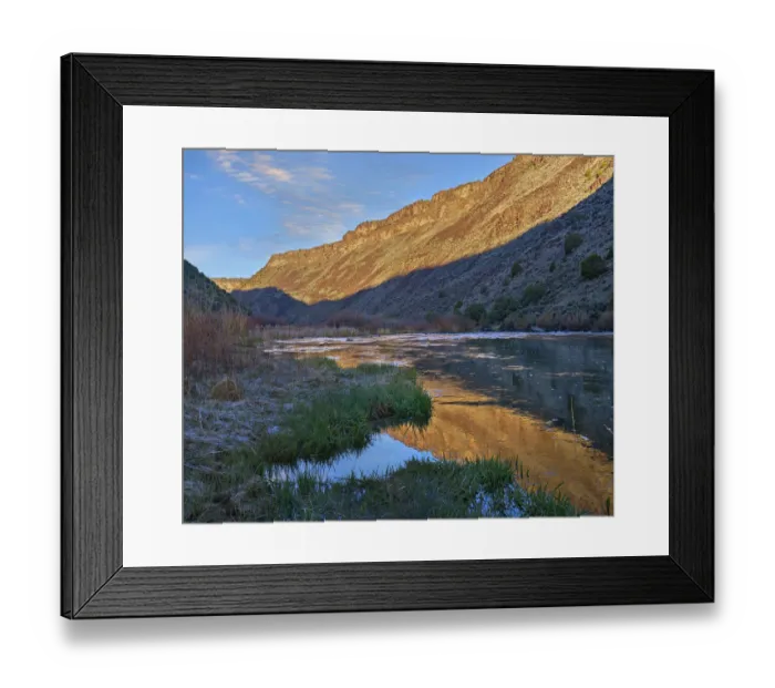 Framed Print : Rio Grande Wild and Scenic River, Rio Grande del Norte National Monument, New Mexico Framed Print : Rio Grande Wild and Scenic River, Rio Grande del Norte National Monument, New Mexico