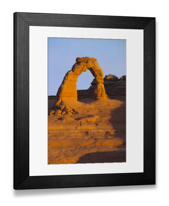 Framed Print : Delicate Arch at dawn, Arches National Park, Moab, Utah Framed Print : Delicate Arch at dawn, Arches National Park, Moab, Utah