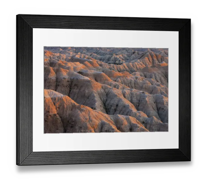 Framed Print : Sandstone rock formations, Badlands National Park, South Dakota Framed Print : Sandstone rock formations, Badlands National Park, South Dakota