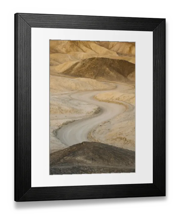 Framed Print : Dirt road, Twenty Mule Team Canyon, Death Valley National Park, California Framed Print : Dirt road, Twenty Mule Team Canyon, Death Valley National Park, California