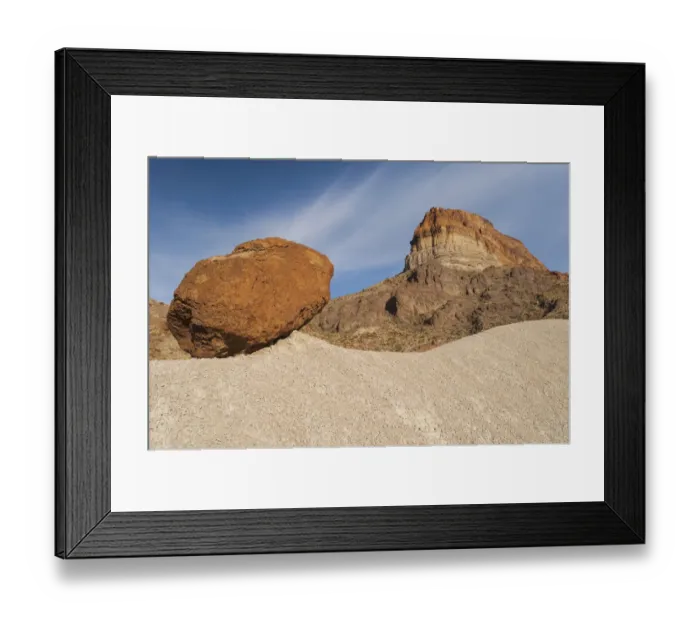 Framed Print : Cerro Castellan, ancient volcanic peak, Big Bend National Park, Texas Framed Print : Cerro Castellan, ancient volcanic peak, Big Bend National Park, Texas