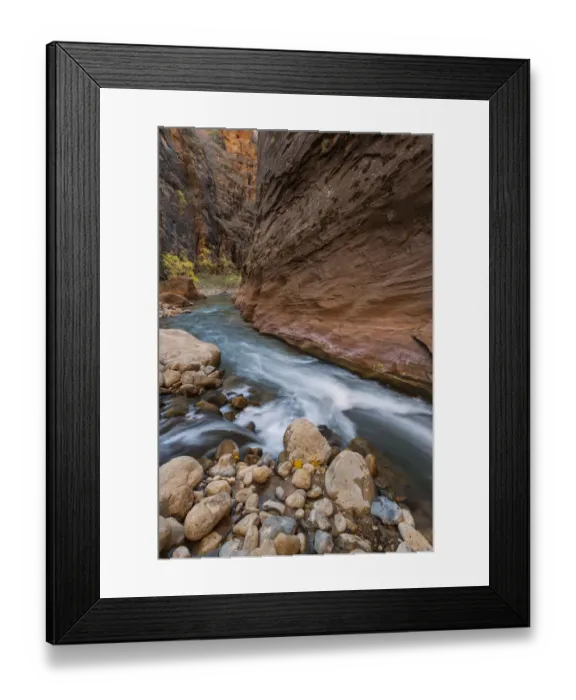 Framed Print : Virgin River, Zion National Park, Utah Framed Print : Virgin River, Zion National Park, Utah