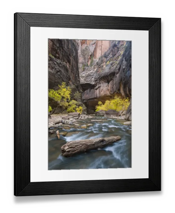 Framed Print : Virgin River, Zion National Park, Utah Framed Print : Virgin River, Zion National Park, Utah