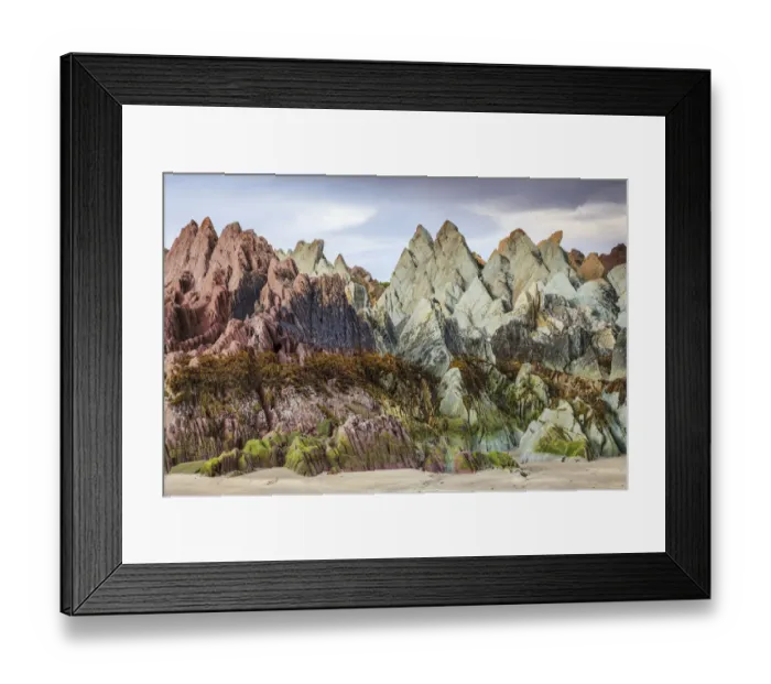 Framed Print : Sedimentary rocks, Batsfjord, Persfjord, Varanger, Finnmark, Norway Framed Print : Sedimentary rocks, Batsfjord, Persfjord, Varanger, Finnmark, Norway