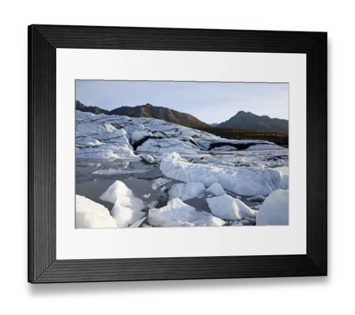 Framed Print : Matanuska Glacier, Alaska, United States Framed Print : Matanuska Glacier, Alaska, United States