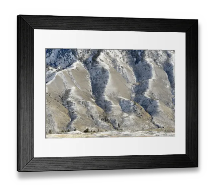 Framed Print : Hillside during winter, Mammoth Hot Springs, Yellowstone National Park, Wyoming, United Framed Print : Hillside during winter, Mammoth Hot Springs, Yellowstone National Park, Wyoming, United