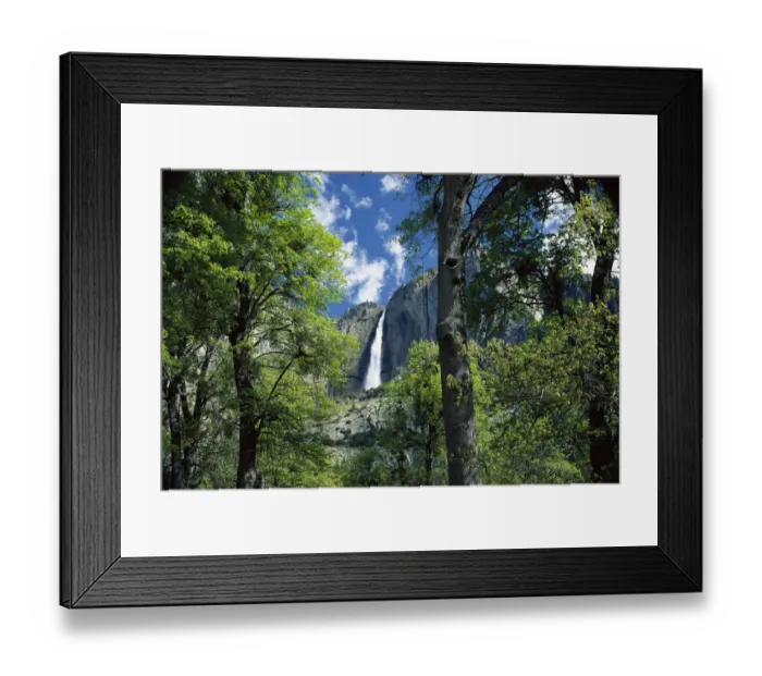 Framed Print : Bridal Veil Falls tumble 620 feet to the valley floor, Yosemite National Park, California Framed Print : Bridal Veil Falls tumble 620 feet to the valley floor, Yosemite National Park, California