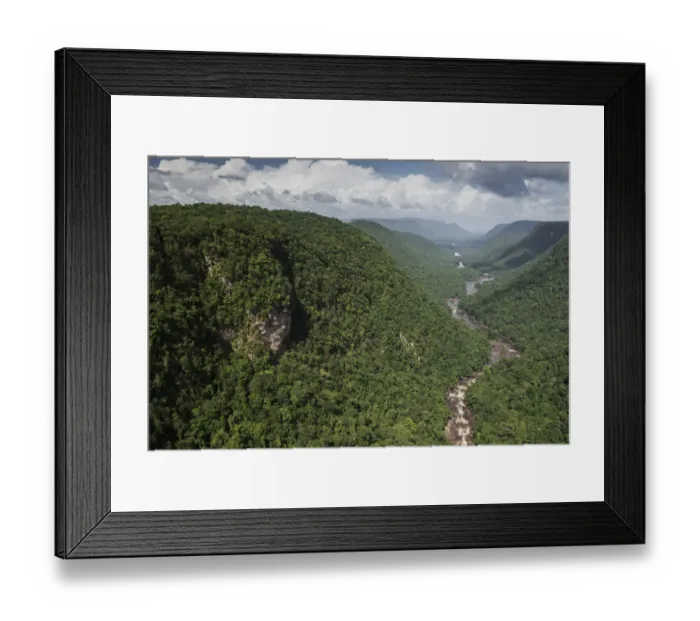 Framed Print : Potaro River cutting through Kaieteur Gorge, Kaieteur National Park, Guyana Framed Print : Potaro River cutting through Kaieteur Gorge, Kaieteur National Park, Guyana