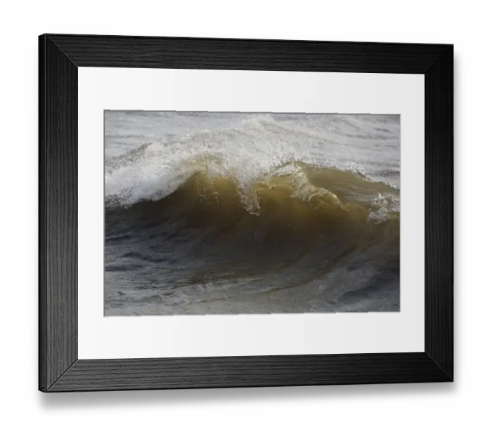 Framed Print : Incoming waves just before breaking on beach, The Netherlands, Noord-Holland Framed Print : Incoming waves just before breaking on beach, The Netherlands, Noord-Holland