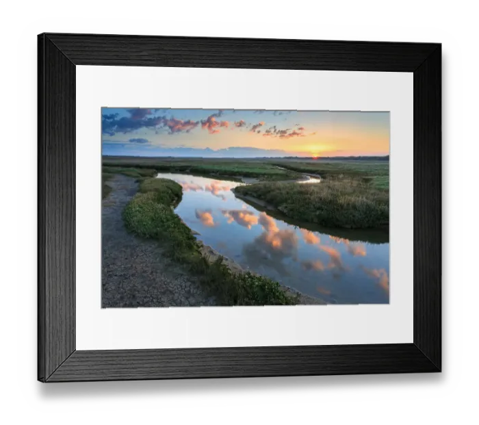 Framed Print : Sunrise at the Slufter Valley, The Netherlands, Noord-Holland, Texel, De Slufter Framed Print : Sunrise at the Slufter Valley, The Netherlands, Noord-Holland, Texel, De Slufter