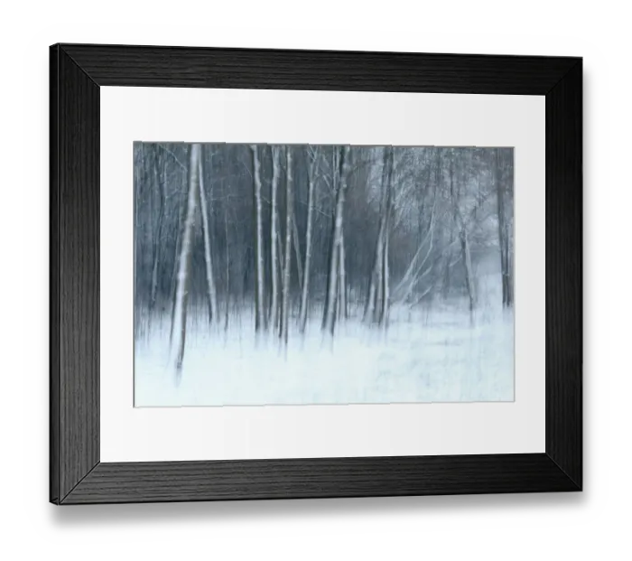 Framed Print : Winter landscape impression with snow-covered trees Framed Print : Winter landscape impression with snow-covered trees
