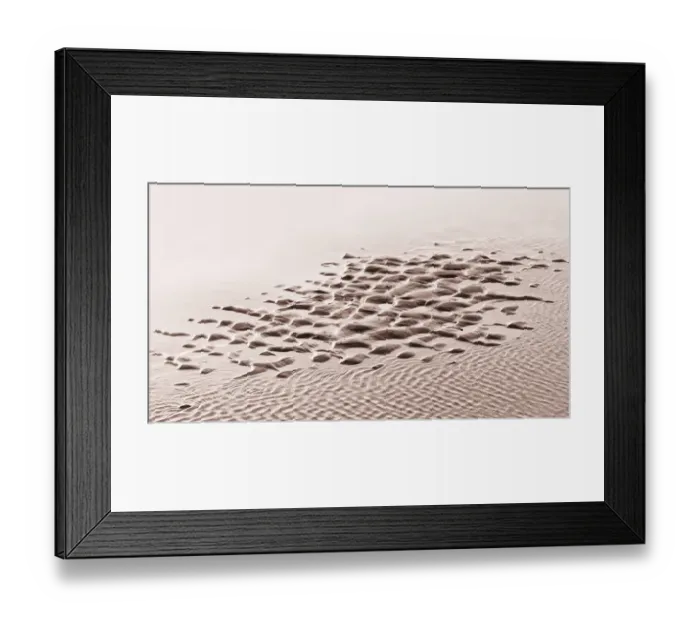 Framed Print : Patterns in the sand Framed Print : Patterns in the sand