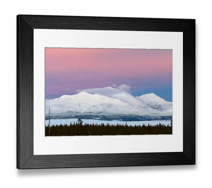 Framed Print : Sunset over Mount Holmes, Yellowstone National Park, Wyoming, USA Framed Print : Sunset over Mount Holmes, Yellowstone National Park, Wyoming, USA