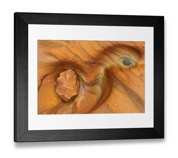 Framed Print : Rock pool abstract, Northumberland, England Framed Print : Rock pool abstract, Northumberland, England