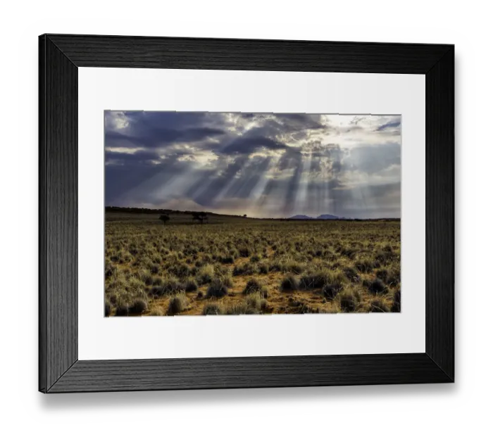 Framed Print : Lightshow in the Namib-Naukluft, Namibia Framed Print : Lightshow in the Namib-Naukluft, Namibia