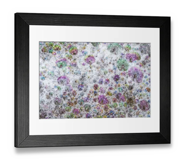 Framed Print : Abstract shot of foam on the beach, Zandvoort, Zuid-Holland, The Netherlands Framed Print : Abstract shot of foam on the beach, Zandvoort, Zuid-Holland, The Netherlands
