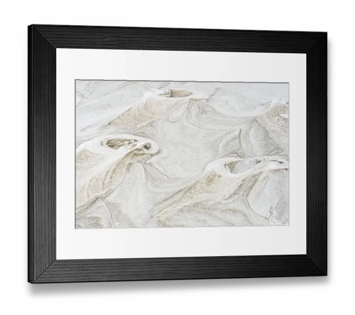 Framed Print : Close up of snow in the beach at Zandvoort, Zuid-Holland, The Netherlands Framed Print : Close up of snow in the beach at Zandvoort, Zuid-Holland, The Netherlands