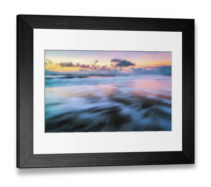 Framed Print : North Sea coast at sunset, Bloemendaal, Noord-Holland, The Netherlands Framed Print : North Sea coast at sunset, Bloemendaal, Noord-Holland, The Netherlands