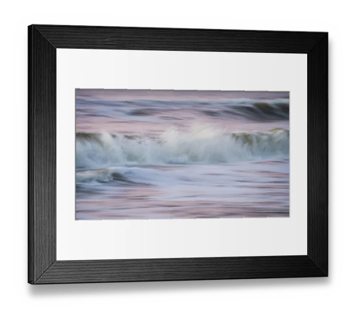 Framed Print : Close up of waves at the coast of Bloemendaal, Noord-Holland, The Netherlands