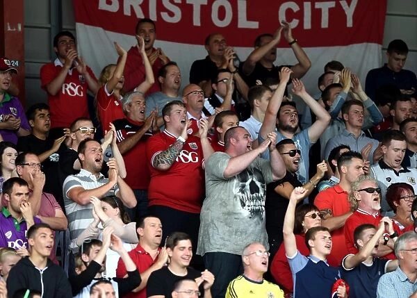 Bristol City Fans Go Wild: Aaron Wilbraham's Goal vs Brentford (150815)