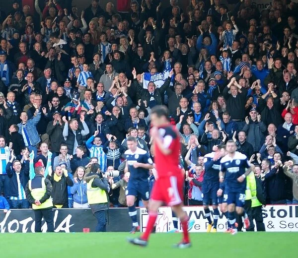 Huddersfield Town Celebrates Npower Championship Win Over Bristol City (April 2013)