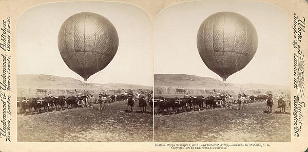 3D Stereoscopic Image, Balloon Corps Transport with Lord?