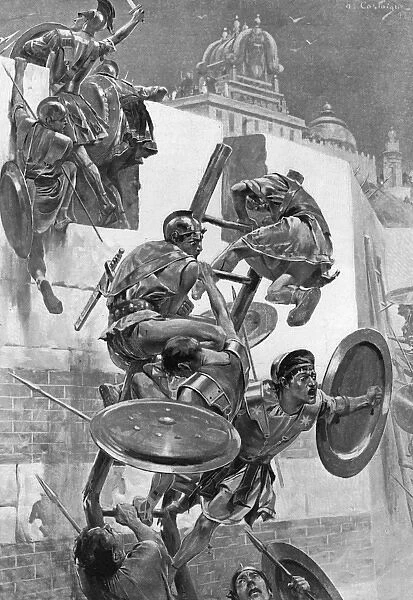 Alexander the Great and the broken ladder, 326 BC