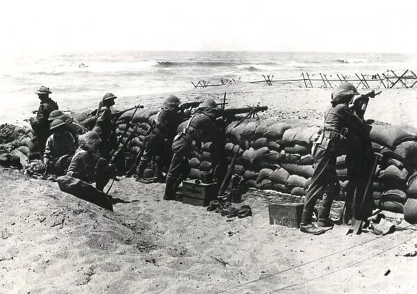 Allied action at Arsuf, Middle East, WW1