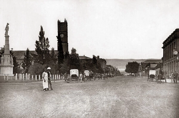 Church Stree, Pietermaritzburg, South Africa, circa 1888stud