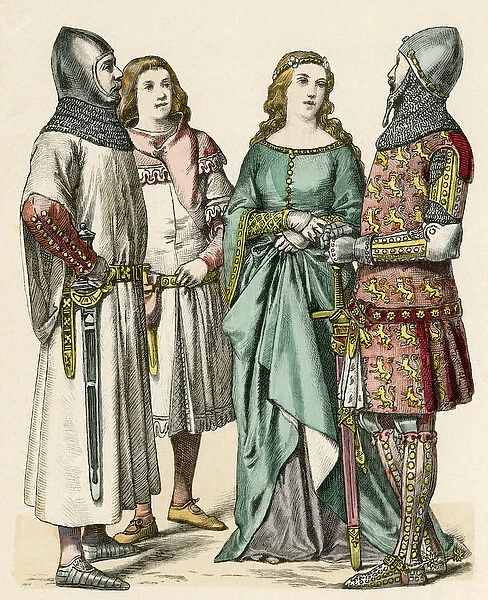 GERMAN COSTUME 1300-1349