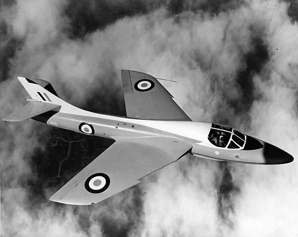 The Hawker Hunter P1101 Hunter T7 prototype XJ615