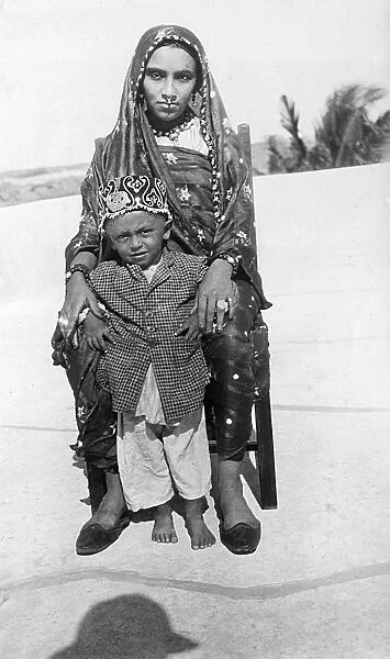 Mother and son of Kismayo, Somalia, East Africa
