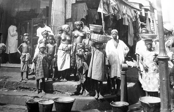 Sierra Leone Kroo Town in Freetown probably 1920s