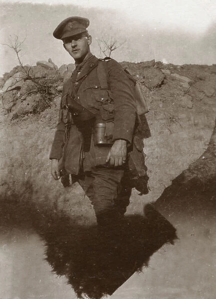 Soldier on the Western Front, Northern France, WW1