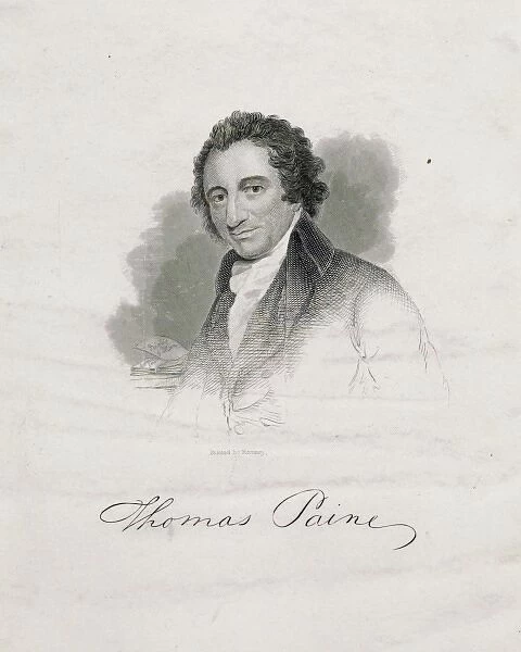 Thomas Paine, head-and-shoulders portrait, facing slightly l