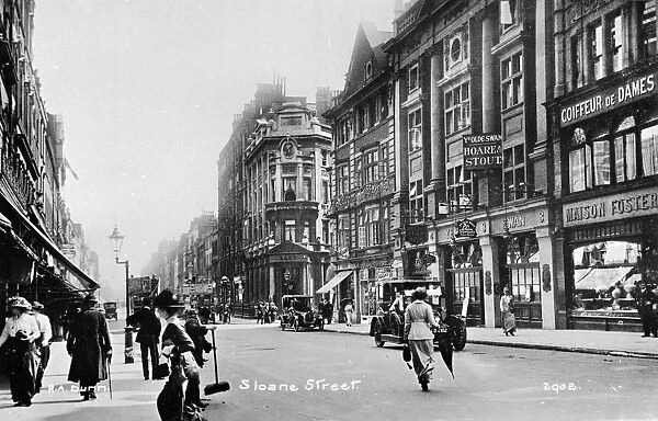 View of Sloane Street, London
