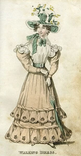 Woman in a Walking Dress