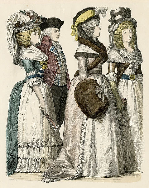WOMENs COSTUME 1789-90
