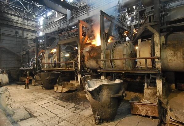 Copper smelting plant, Russia
