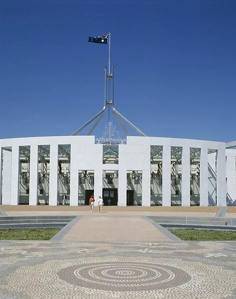 Exterior of the new Parliament building, Canberra, Australian Capital Territory (ACT)