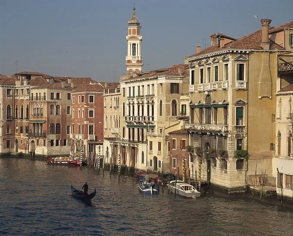 Houses on the Grand Canal in Venice