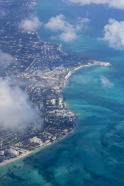 Caribbean, Bahamas, Providence Island, Nassau, View of Cable beach